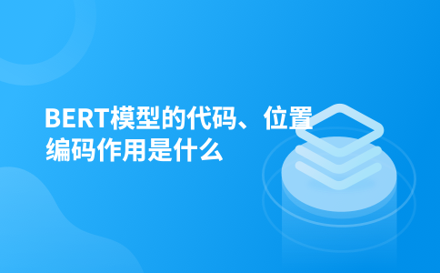 BERT模型的代码、位置编码作用是什么
