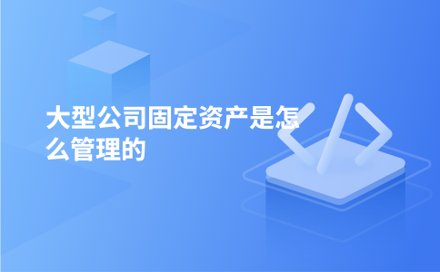 大型公司固定资产是怎么管理的